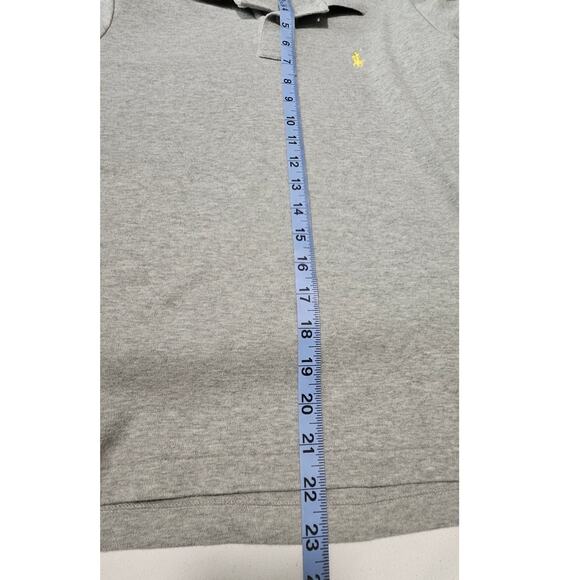 RALPH LAUREN SPORT MEN'S GRAY SLIM FIT 100% COTTON POLO SHIRT - Picture 10 of 10